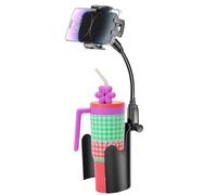 Aourxiv Cup Phone Holder for Car, Universal Adjustable Gooseneck Cup Holder Cradle Car Mount, for All 4"-7" Cell Phone and Other Electronic Devices