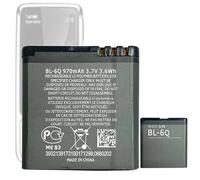 Aousavo 970 mAh BL-6Q Replacement Battery Compatible with Nokia 6700 Classic BL-6Q