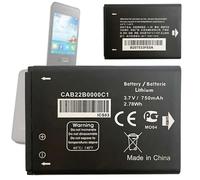 Aousavo CAB22B0000C1 Li-ion Replacement Battery, Mobile Phone Replacement Batteries Compatible with Alcatel One Touch OT2012 OT2010 OT356 OT6651008 1009 1016 1030 1035 1040 1010 1042 1046
