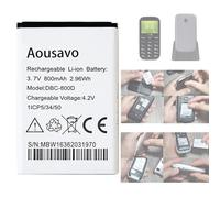 Aousavo DBC-800D Replacement Battery Compatible with Doro 5030, Doro 6520, Doro 6050, 6526, 6030, Doro 6620, 5516, 6530, 60516531, 510, 515, 503X, Doro 1350, Doro 1360, Doro o 1361 Doro 2414, Doro