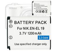 Aousavo EN-EL19 Replacement Battery Compatible with Nikon Coolpix A100, A300 / Nikon Coolpix S32, S33, S100 / Nikon Cool pix W100, W150