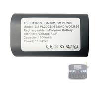 Aousavo S0895840, W002856, 3M PL200 Replacement Battery Compatible with DYMO LabelManager 360D, 420P, Rhino 4200, 5200, LM360D, LM420P, 3M PL200 Printer