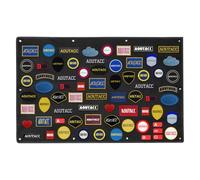 AOUTACC 27.5" x 42.5" Tactical Military Patch Holder Board Hook & Loop Morale Patch Panel,Tactical Patch Display Panel for Military Army Uniform Hook and Loop Badges (108x70cm)