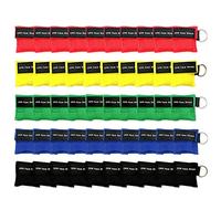 AOUTACC 50pcs CPR Face Shield Mask, Keychain Mask Disposable Emergency Kit CPR Face Shields Mask for First Aid Cardiac Resuscitation Training (50 Pack)