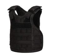 AOUTACC Mini Tactical Beer Vest, Molle Beer Cooler Jacket Adjustable Drink Bottle Vests Holder Beverage Cooler Holder for 12oz or 16oz Cans or Bottles (1 Pack, Black)