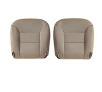 AOUTTUOA Front Driver and Passenger Bottom Seat Covers Replacement Leather 522 Med Tan Compatible with Chevy Silverado Tahoe Suburban GMC Sierra Yukon 1995 1996 1997 1998 1999