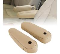 AOUTTUOA Leather Seat Armrest Cover Beige Tan Compatible with Lexus RX300 RX330 RX350 2003 2004 2005 2006 2007 2008 2009 with Zipper Design