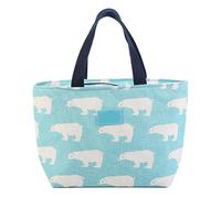 Aoveew Lunch Bag Tote Insulated Aluminum Foil Lined Lunch Bag for Final Thermal Retention Fashionable Appeal Lightweight Portability Lunch Bags Insulated