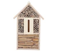 Aoveew Mini beasts Bee House Wooden Mini beasts Nesting Box for Garden, Environmentally friendly and strong, Optimal for Attracting Beneficial Mini beastss