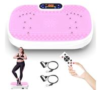 AOVIECH Vibration Plate Fitness Platform Exercise Machine - Pink