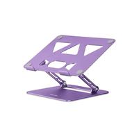 Aoviho Adjustable Laptop Stand for Desk,Portable Laptop Stand Holder and Riser,Foldable Aluminum Notebook Computer Stands for MacBook Air Pro HP Lenovo Dell Samsung Chromebook, 10-15.6 inch, Purple