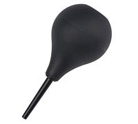 AOVNA 160ml Safe Douche Medical Clean Washing Cleaning Bulb Douche Silicone Slim Nozzle Douche Rubber Washing Cleaning Douche (Black)