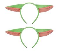 AOVNA 2 Pieces Alien Big Green Ear Headband - Novelty Halloween Party Accessory for Alien Themed Party and Birthday