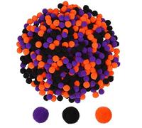 AOVNA 360 Pieces 10mm Pom Poms Colorful Mini Pom Poms Assorted Pom Poms Arts and Crafts for Crafting DIY Creative Craft