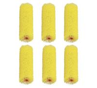 AOVNA 6Pcs 4 Inch Mini Resilient Sponge Paint Roller Cover Big Texture Sponge Brush DIY Roller for Household Wall Painting Tool Decorating