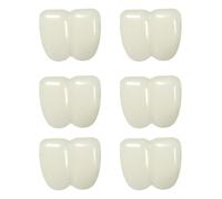 AOVNA 6Pcs Fake Big Teeth Caps 17mm Gnarly Teeth Clown Bunny Witch Halloween Costume Accessories Cosplay Prop for Halloween Party Favors