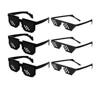 AOVNA Cool Thug Life Glasses Pixel Sunglasses Novelty Sunglasses Funny Thug Life Party Glasses for Halloween Birthday Carnival Party (6)