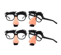 AOVNA Disguise Glasses with Funny Nose Novelty Party Favors Halloween Decorative Glasses with Eyebrows and Mustache (4)