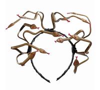 AOVNA Medusa Headband Snake Headdress Evil Queen Dress up Headpiece Novelty Party Hair Accessory for Halloween Carnivals Cosplay