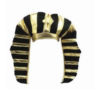 AOVNA Men's Pharaoh Headpiece Egyptian Pharaoh Headpiece Egyptian Costume Accessory for Cosplay Halloween Party