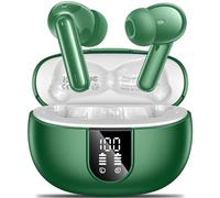 AOVOCE Wireless Earbuds,Wireless Earphones Bluetooth 5.3 in Ear with 4 Mic ENC Calls Noise Cancelling Wireless Headphones Mini LED Display HiFi Stereo 36H Playtime Bluetooth Earbuds Purple