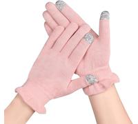 AovYoo 1 Pair 100% Cotton Gloves for Eczema Dry Hands, Moisturising Gloves Touchscreen, Eczema Gloves for Women Men, SPA, Hand Care (XS)