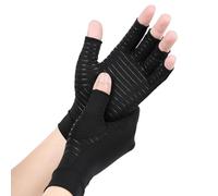 AovYoo Copper Arthritis Compression Gloves Raynauds Gloves Rheumatoid Osteoarthritis Wrist Supports -Hand Pain Relief (M)