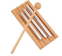 AOWINHIT 3-Pole Wind Chimes Children's Educational Xylophone Percussion Instrument with Hammer Table Bell for Music Education,Children's Xylophone Music Set