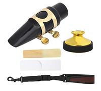 AOWINHIT 4 in 1 Complete Alto Saxophone Accessory Set with Reeds, Mute Silencer, and Cap; Ideal for Saxophone Players