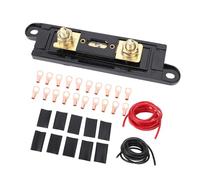 AOWINHIT 4AWG 20ft Copper Clad Aluminum Power Ground Cable High Efficiency Stable Signal Transfer for Car RV Trailer with 150A Fuse Box