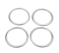 AOWINHIT 4PCS ABS Chrome Car Door Speaker Ring Cover Trim Elegant Design for X1 F48 X1 F48 2 Series F45 F46 X2 F47
