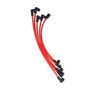 AOWINHIT 5Pcs 8mm Red Silicone HT Spark Plug Wires, Ignition Leads Cables Replacement for MGB Red,Ignition Wire