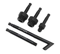 AOWINHIT 5Pcs ATF Automatic Transmission Fluid Oil Filler Adapters 2 for AISIN 09G 01J CVT Transmission,Black