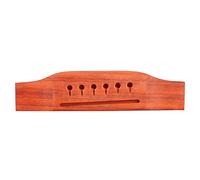AOWINHIT 6 String Rosewood Acoustic Guitar Bridge Saddle Lightweight Smooth Transfer Original Sound Guitar Players Rosewood, Guitar Parts Rosewood Bridge Lightweight