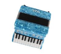 AOWINHIT Accordion with 22 Keys and 8 Basses with Bright, Mother-of-pearl