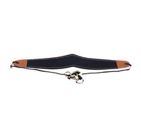 AOWINHIT Adjustable Leather Sax Neck Strap for Relaxed Playing Experience Suitable for Adult and Children, Soft Sax Leather Strap Sax Neck Harness