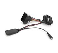 AOWINHIT AUX IN Cable Wireless Car Audio Adapter with Microphone for C2 C3 C4 C5 C6 207 307 407 ABS Black 5.0 Plug Play