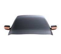 AOWINHIT Car Protecting Cover, Visor Magnetic Thickened Half Semi Sun Ice Snow Dust Protector, Foldable Oxford Cloth for Car Windshield