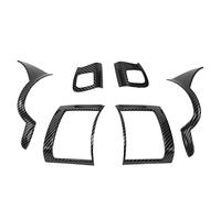 AOWINHIT Carbon Fiber Style Dashboard Air Vent Cover Trims 6pcs Set ABS Lightweight Anti Decorative Trim for Hatchback F55 F56 F57 2014 2021, Ac Outlet Vent Cover