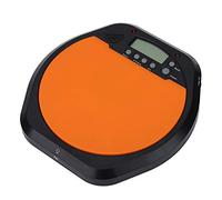AOWINHIT Digital Electronic Drummer Training Practice Drum Pad Metronome with Earphone Multi Functional Easy to Use Good Tapping Feel Like Real Drum Black Orange