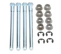 AOWINHIT Door Hinge Pin Bushing Kit High Strength Metal Replacement for C1500 C2500 C3500 Truck SUV Yukon Tahoe 1988 2002 Models 4 Pins 8 Bushings 4 Clips