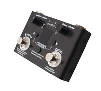 AOWINHIT Drum Looper Pedal Professional Metal 4 Storage Locations 11 Minutes Recording Time with Built in Tuner for Guitarists and Musicians Black