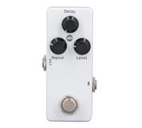 AOWINHIT Guitar Delay Pedal, Aluminum Alloy Led, Overdrive Effect Pedal Indicator 3 Knobs Control Electric Guitar Replacement for DC 9V