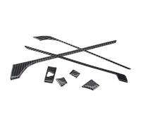 AOWINHIT Navigation Panel Trim Central Control Air Vent Decor Carbon Fiber Kit Stylish Upgrade For MX5 ND Roadster ND 2016-2020 7 Piece Set (RHD)
