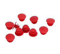 AOWINHIT Pack of 10 Mountain Bike Handlebar Plugs, Durable, Reliable, (Red)