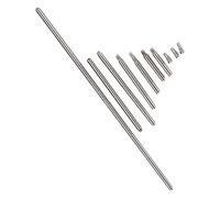AOWINHIT Piccolo Repair Tools Kit Professional Durable High Precision Maintenance Set for Wind Instrument Parts Piccolo Shaft Screw Replacement Tool Silver Color 10 Pieces