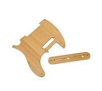 AOWINHIT Pickguard for TL Acoustic Guitar Bamboo Guard Plate Scratch Protector Replacement Decor Accessory Parts Natural Wood GQ226