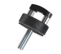 AOWINHIT Quick Removal Fastener Thumb Screw Nuts and Bolts with Pull Rings, Billet Aluminum Hard Top for Bronco 2dr 4dr 2021 and Up - Set of 8 Pcs (Black)