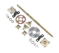 AOWINHIT Rear Axle Assembly Kit 710mm Enhanced Performance Fixed Brake Disc Crankset 4 Holes 50 to ATVs Quads Drift Trikes