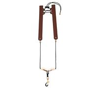 AOWINHIT Saxophone Shoulder Strap Folding Artificial Leather No Stress On Neck Instrument Accessories,Sax Shoulder Strap Saxophone Neck Strap Saxophone Neck Holder Saxophone Accessories (Brown)